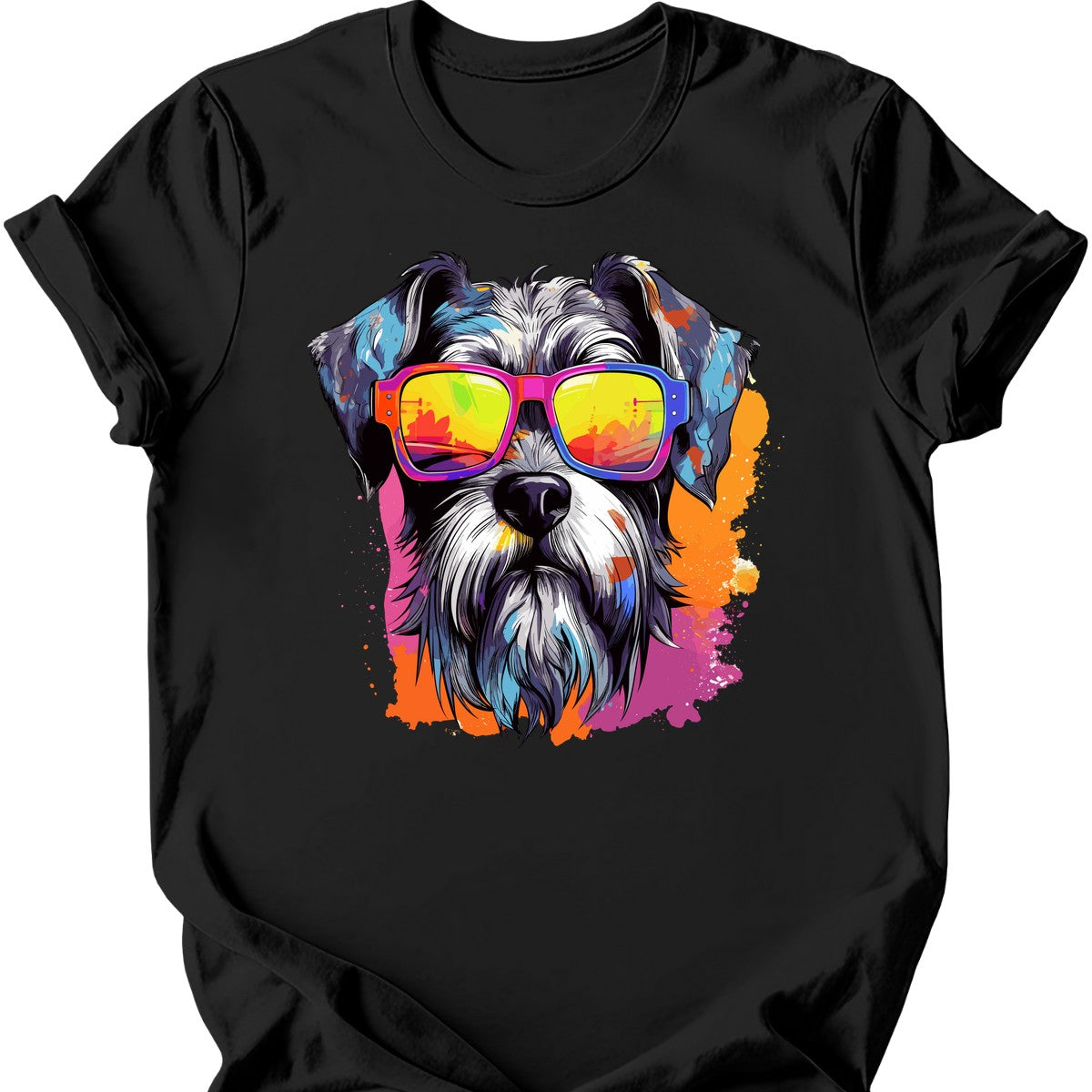 Standard Schnauzer - Top Dog T-Shirt - Black