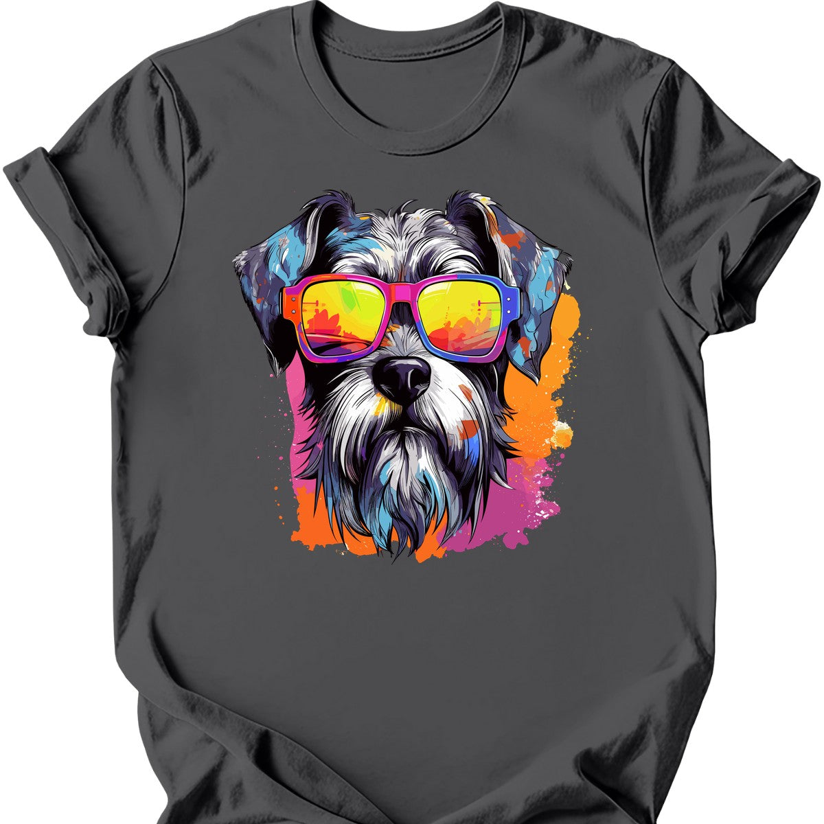 Standard Schnauzer - Top Dog T-Shirt - Charcoal