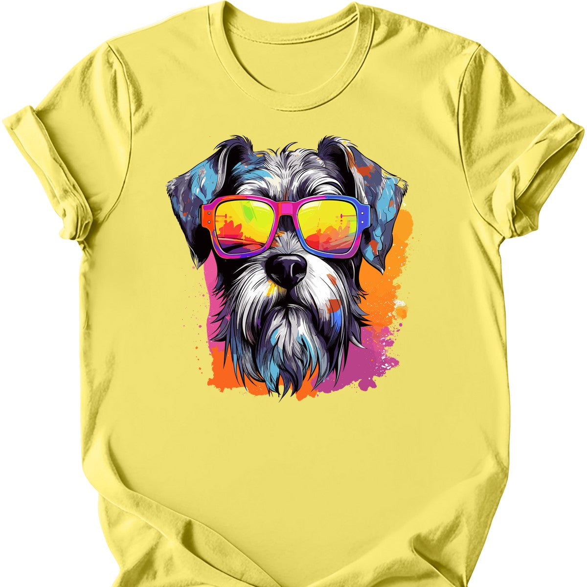 Standard Schnauzer - Top Dog T-Shirt - Cornsilk
