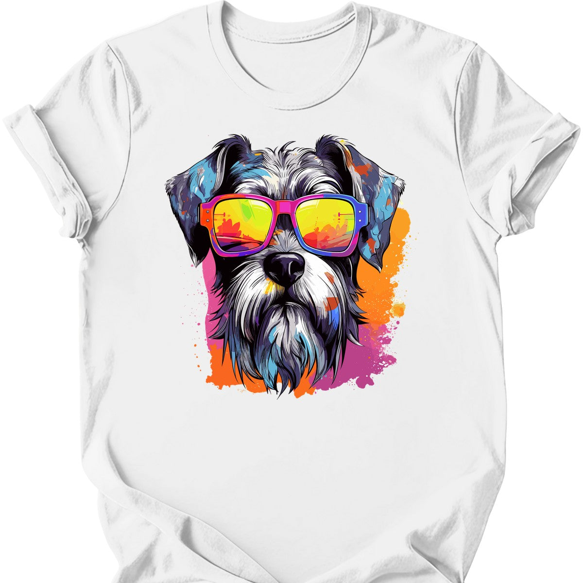 Standard Schnauzer - Top Dog T-Shirt - White