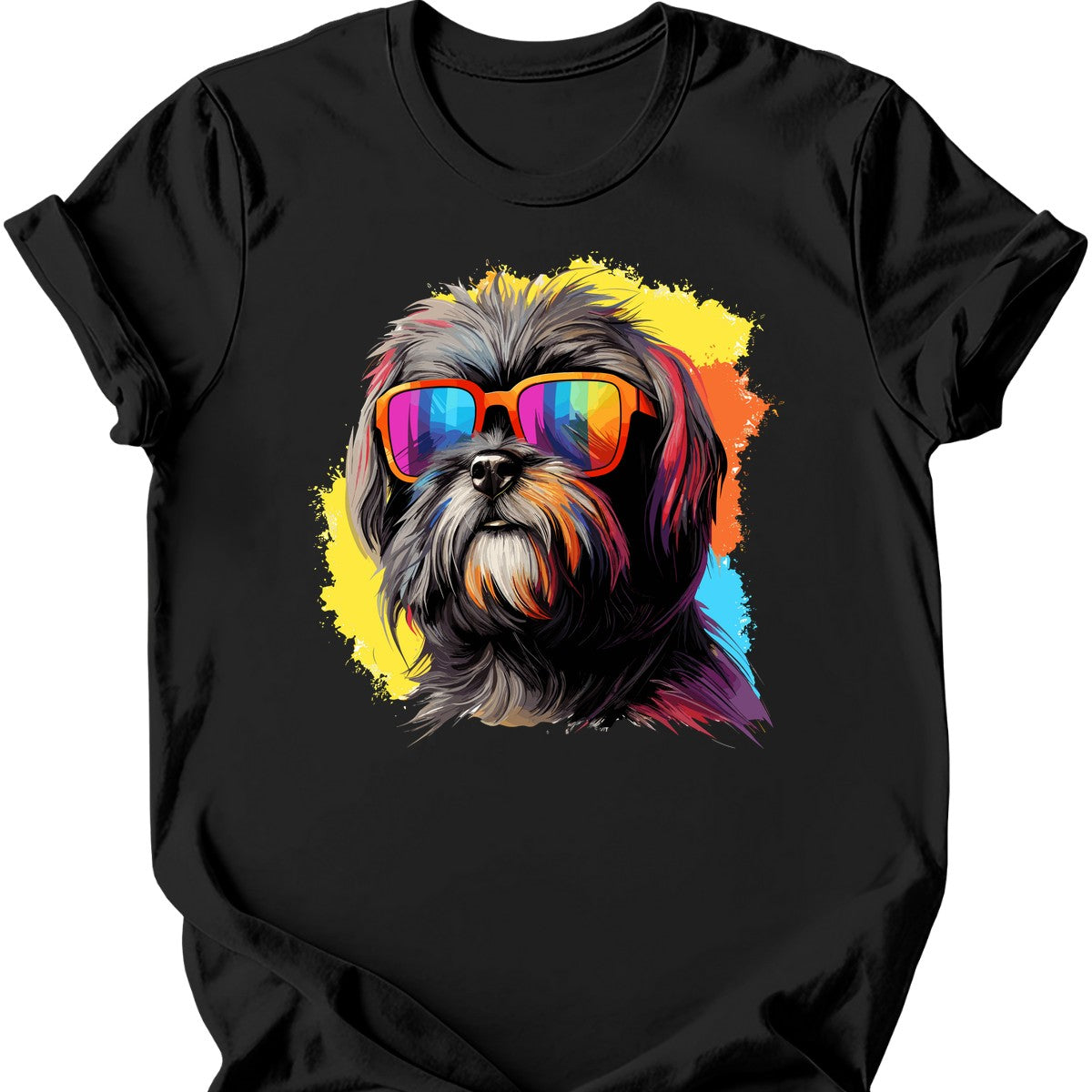 Shih Tzu - Top Dog T-Shirt - Black