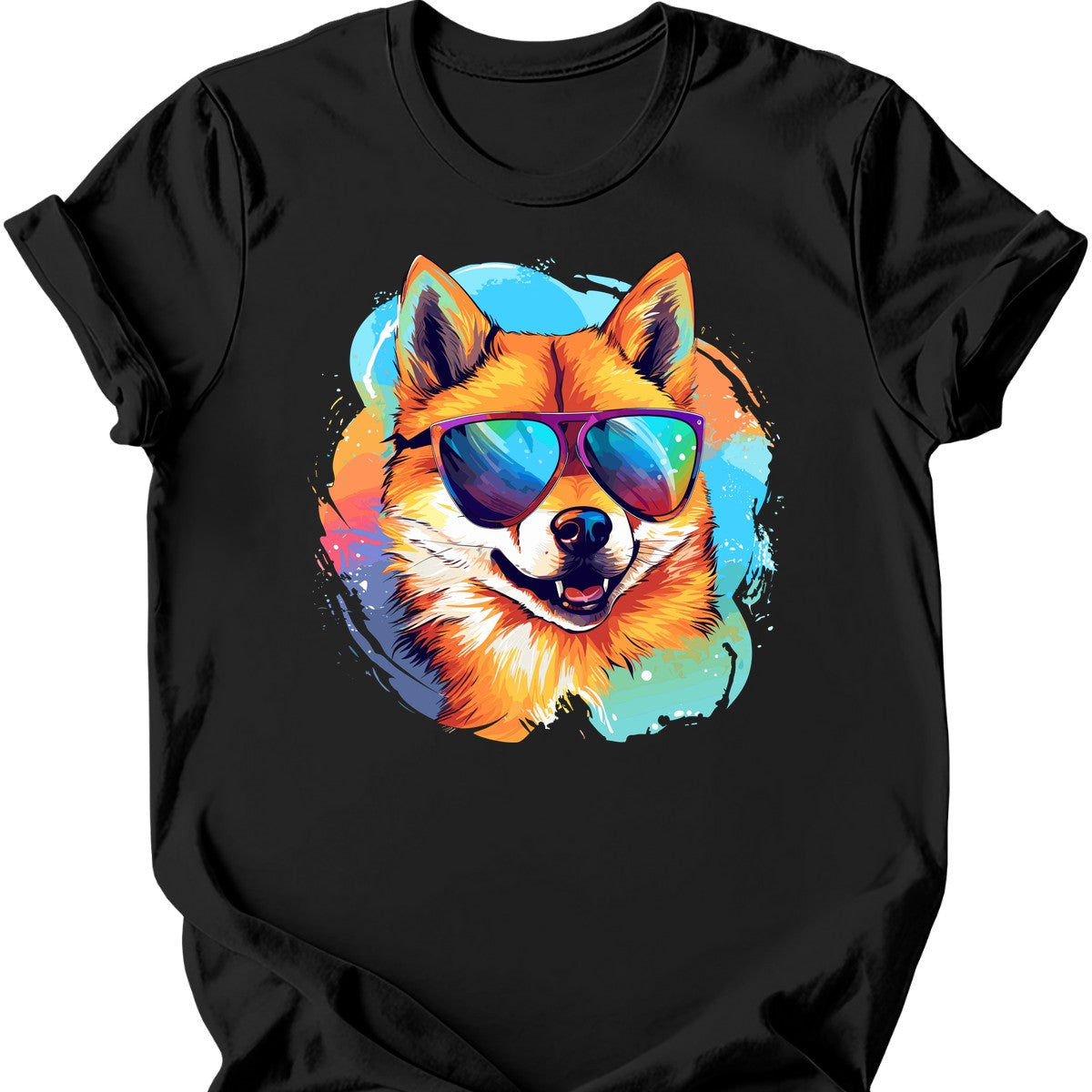 Shiba Inu - Top Dog T-Shirt - Black