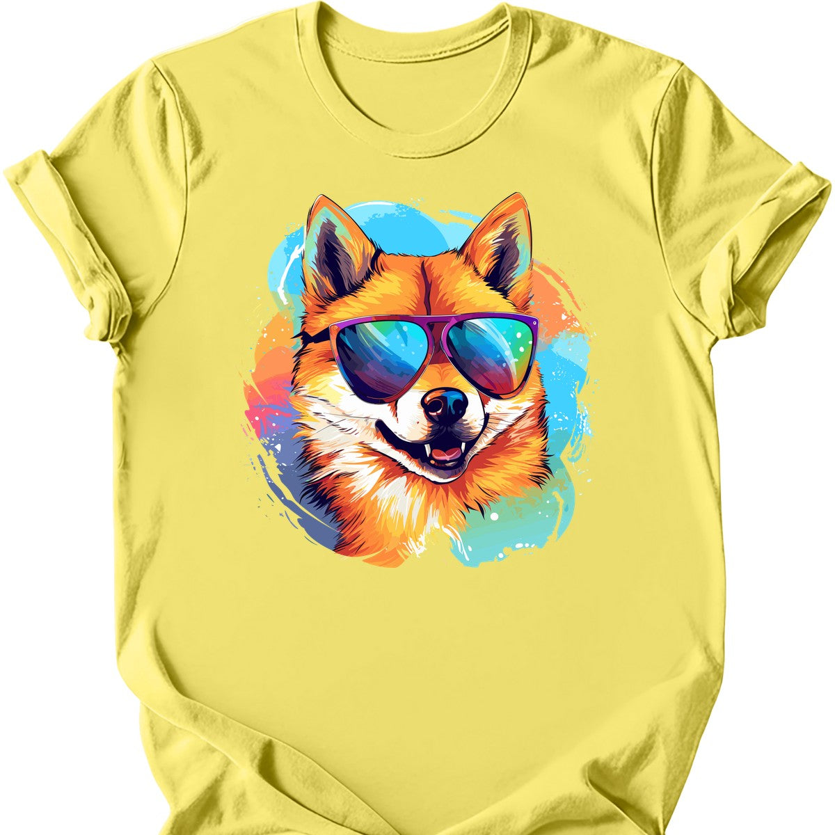 Shiba Inu - Top Dog T-Shirt - Cornsilk