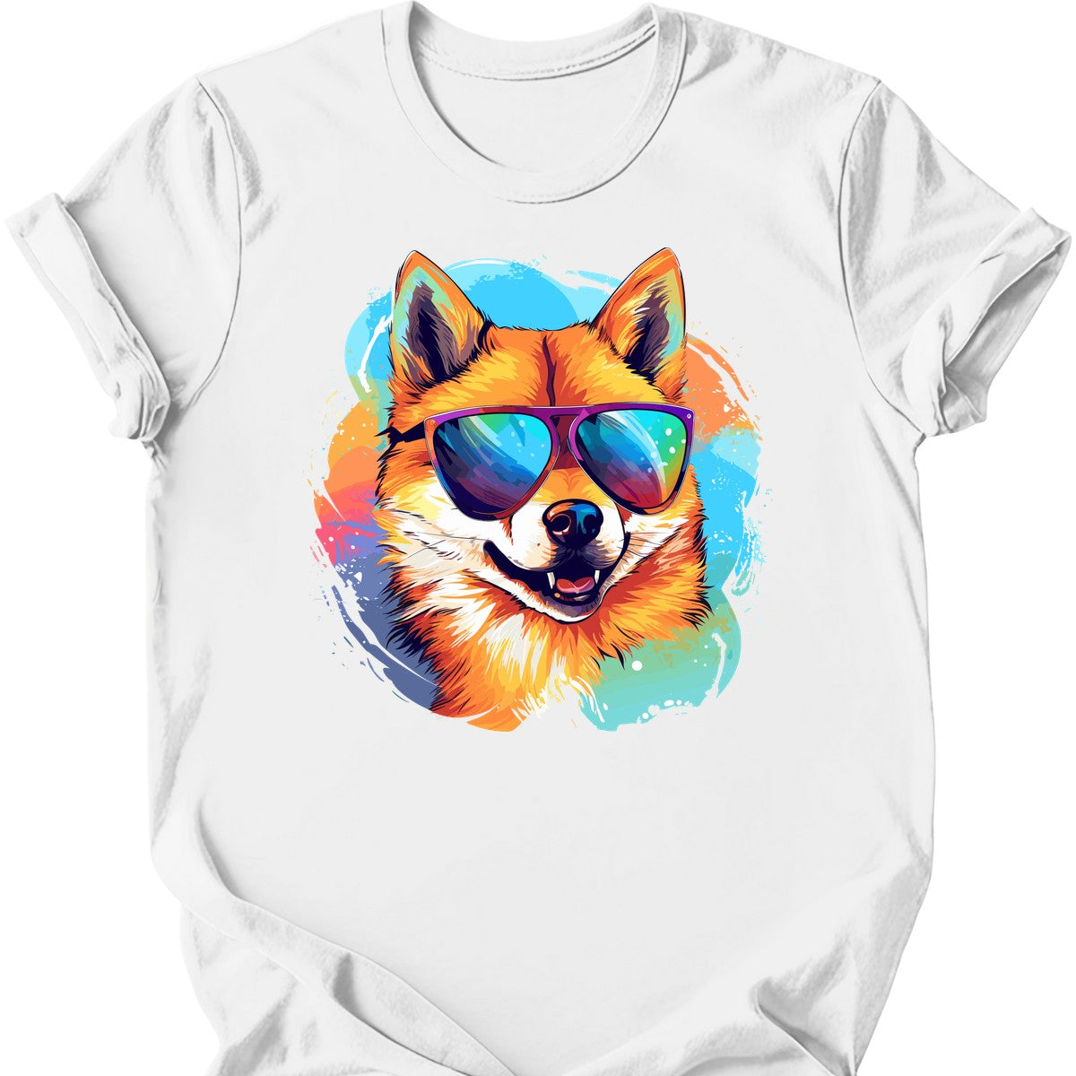 Shiba Inu - Top Dog T-Shirt - White