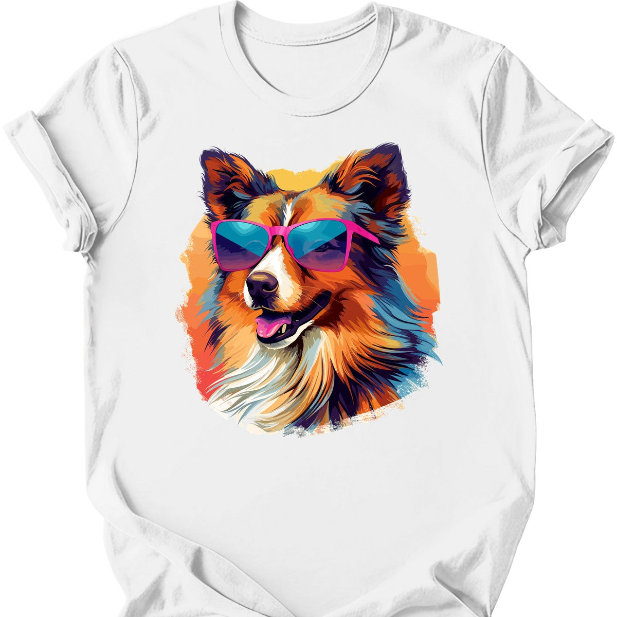 Shetland Sheepdog - Top Dog T-Shirt - White