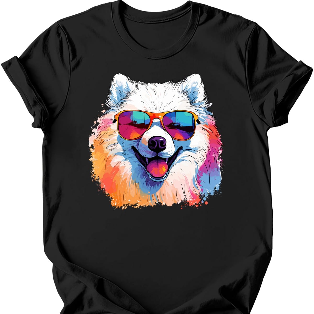 Samoyed - Top Dog T-Shirt - Black