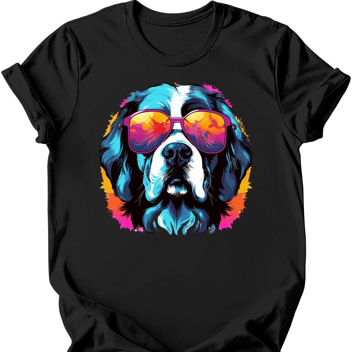 Saint Bernard - Top Dog T-Shirt - Black