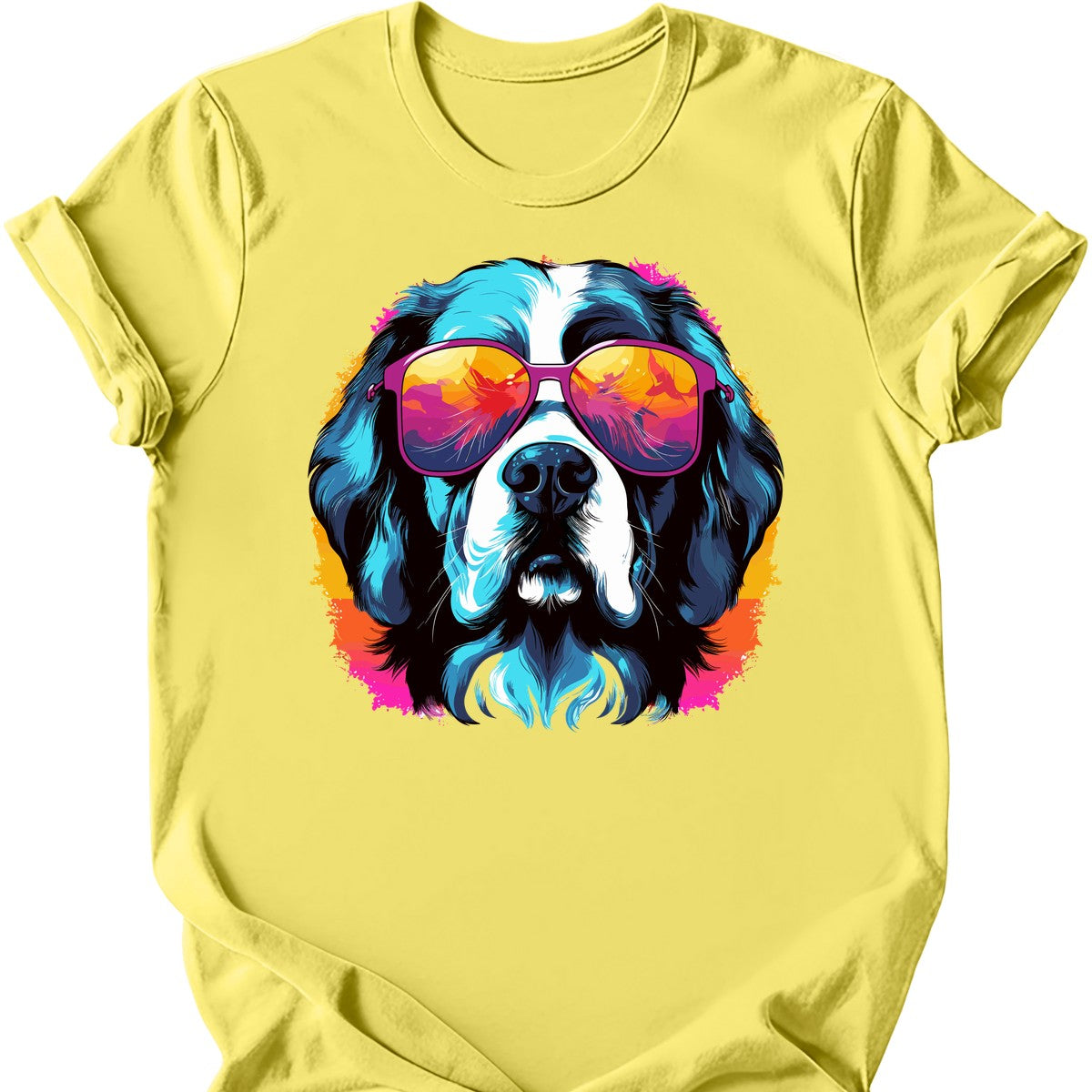 Saint Bernard - Top Dog T-Shirt - Cornsilk