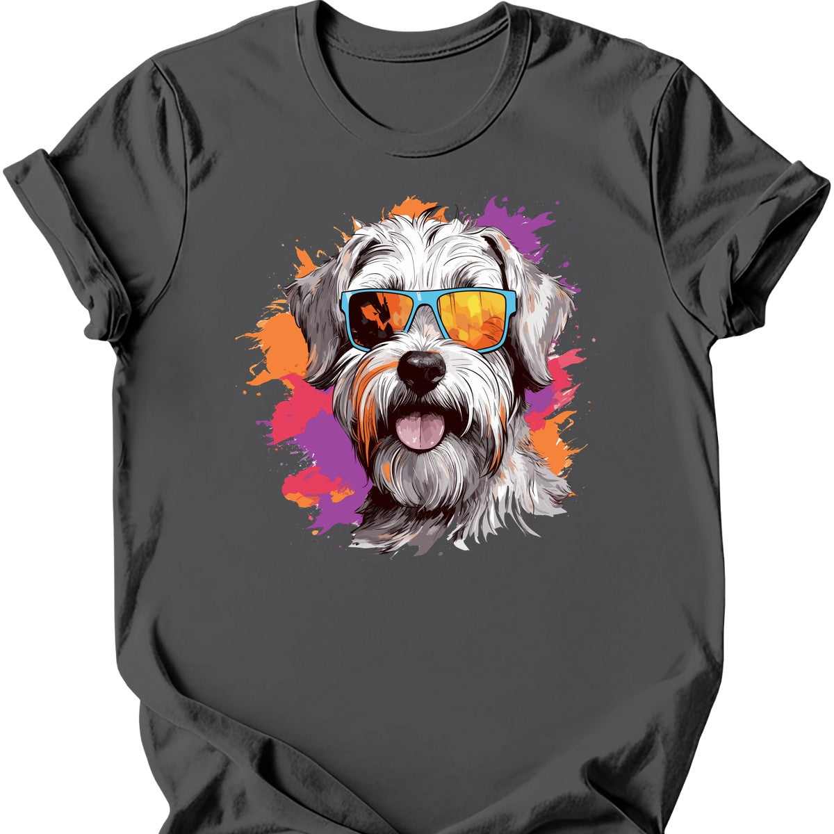 Sealyham Terrier - Top Dog T-Shirt - Charcoal