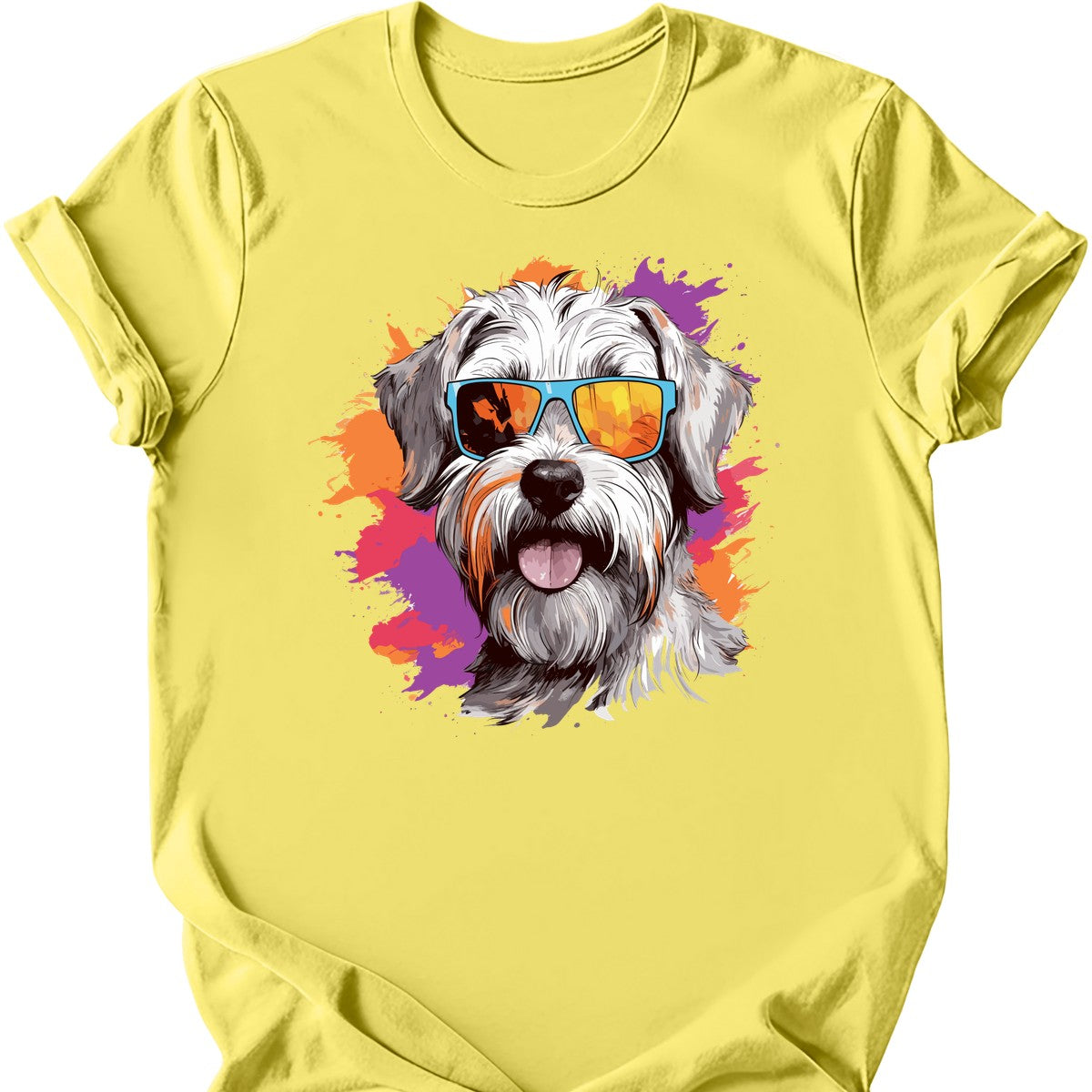 Sealyham Terrier - Top Dog T-Shirt - Cornsilk