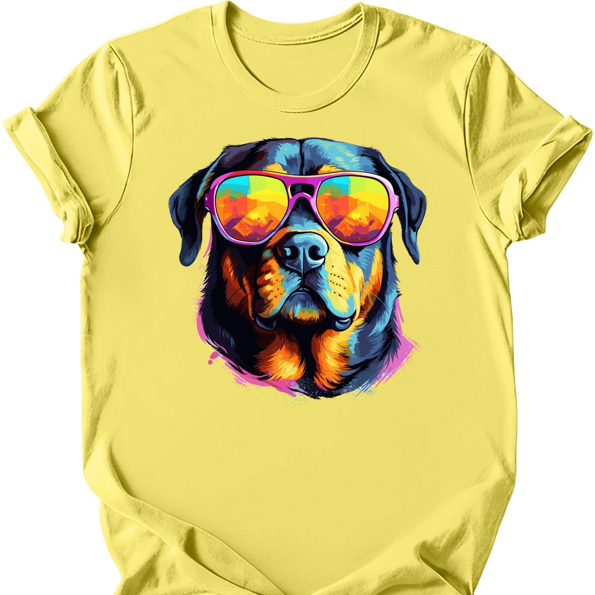 Rottweiler - Top Dog T-Shirt - Cornsilk