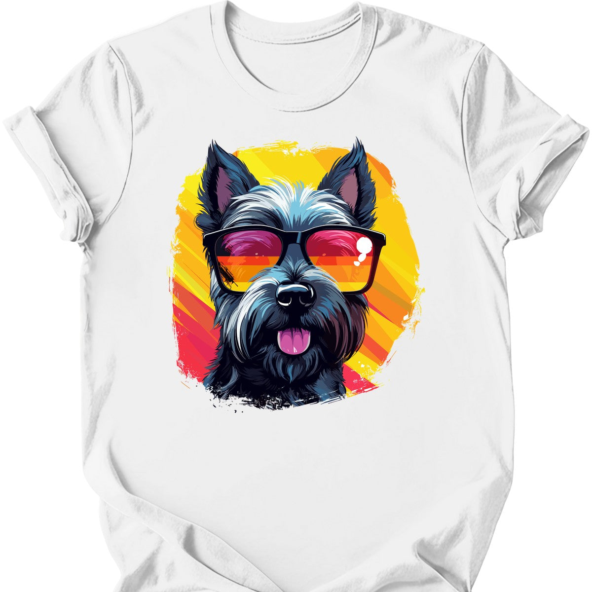 Scottish Terrier - Top Dog T-Shirt - White