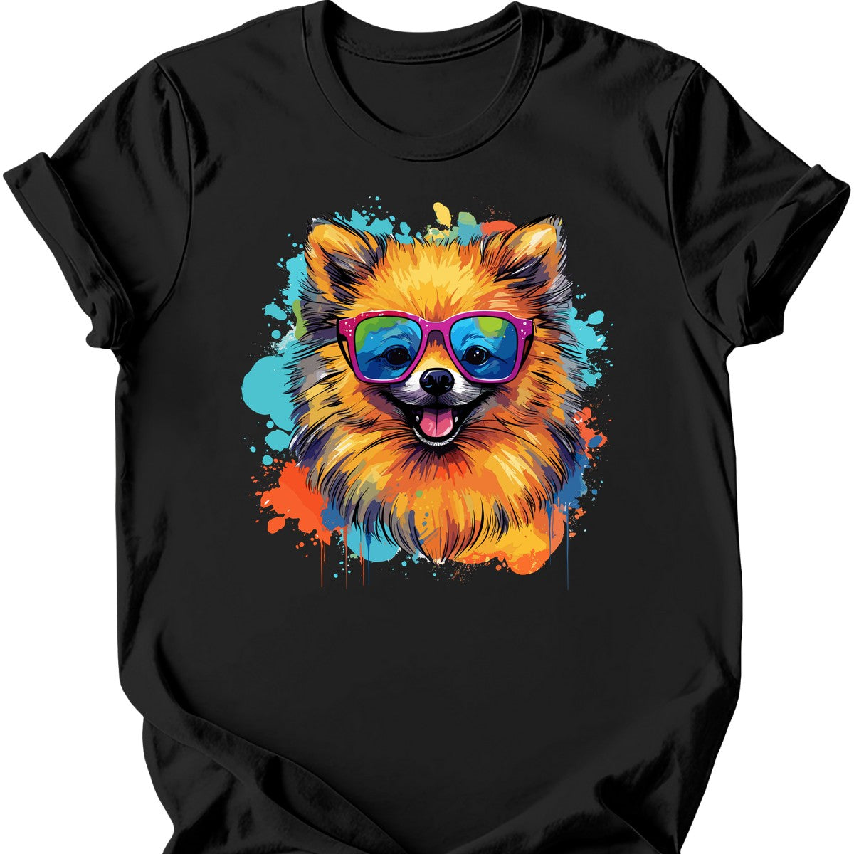 Pomeranian - Top Dog T-Shirt - Black