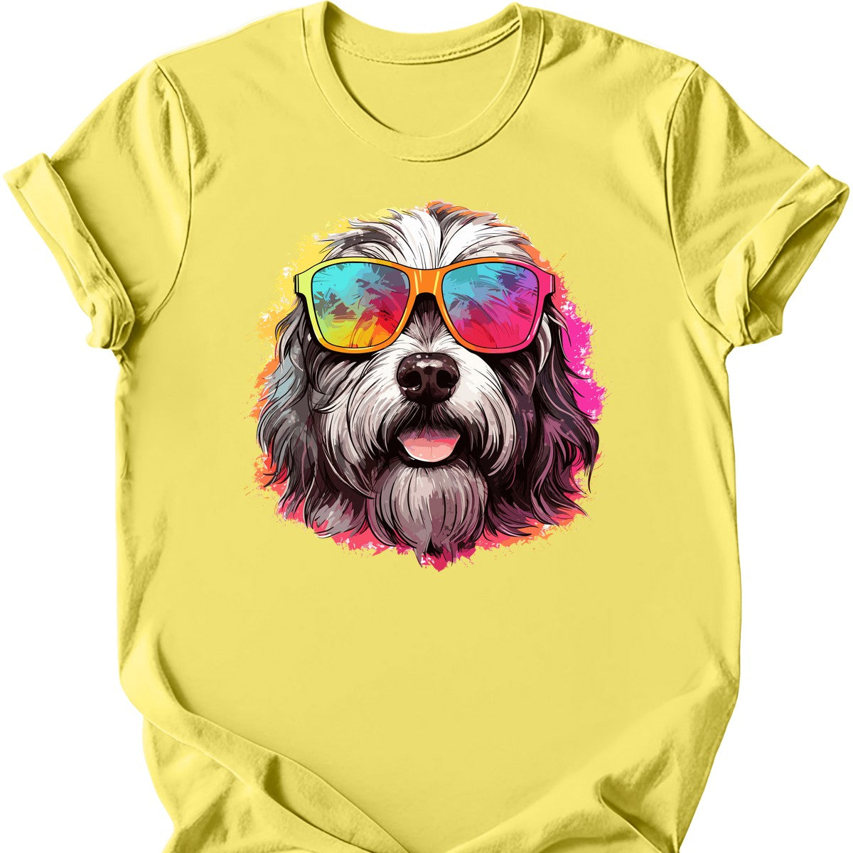 Polish Lowland Sheepdog - Top Dog T-Shirt - Cornsilk