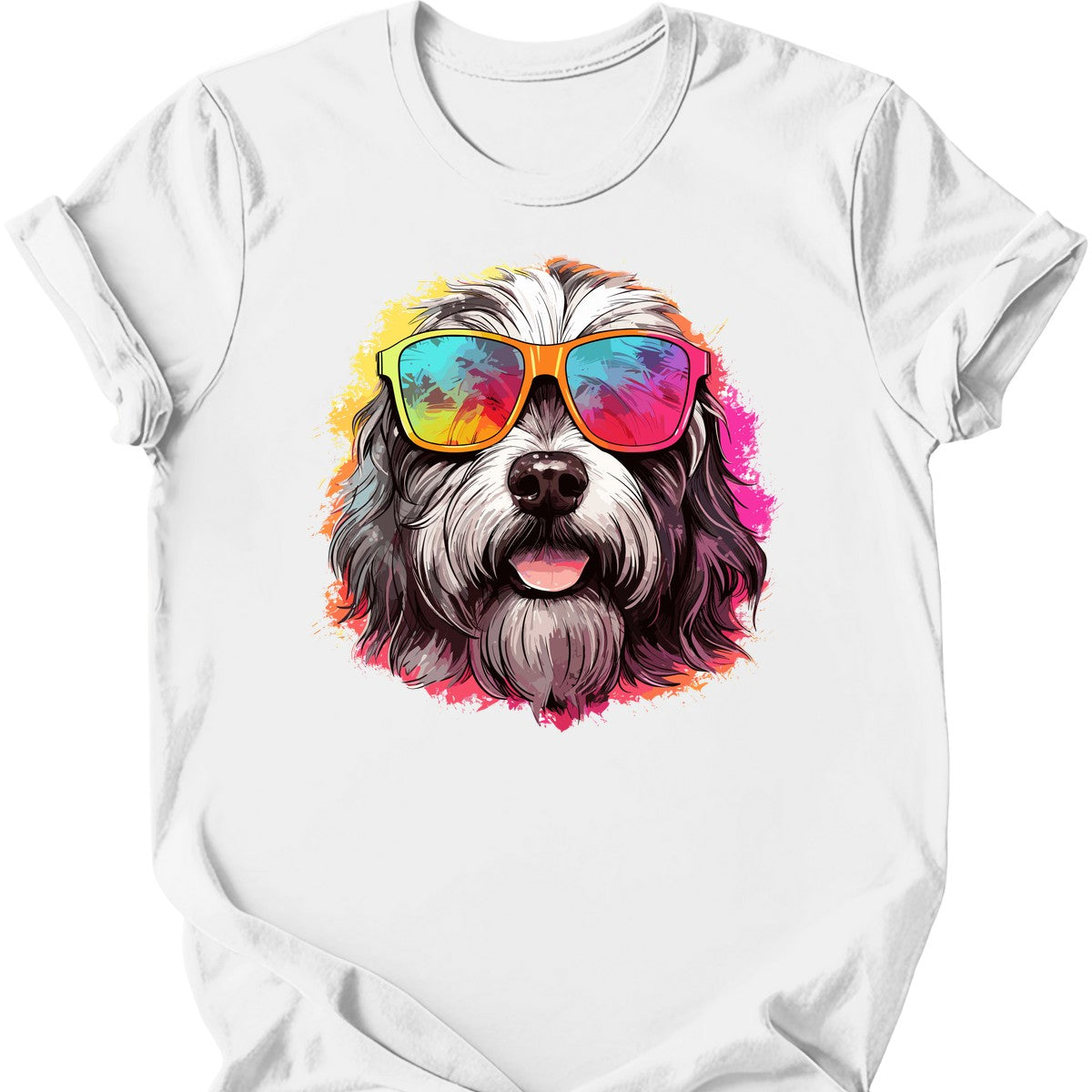 Polish Lowland Sheepdog - Top Dog T-Shirt - White