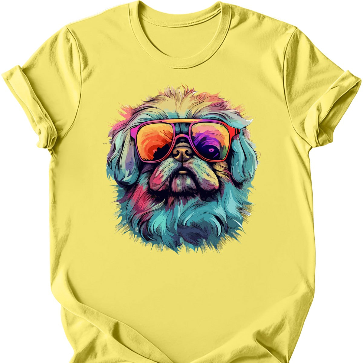 Pekingese - Top Dog T-Shirt - Cornsilk