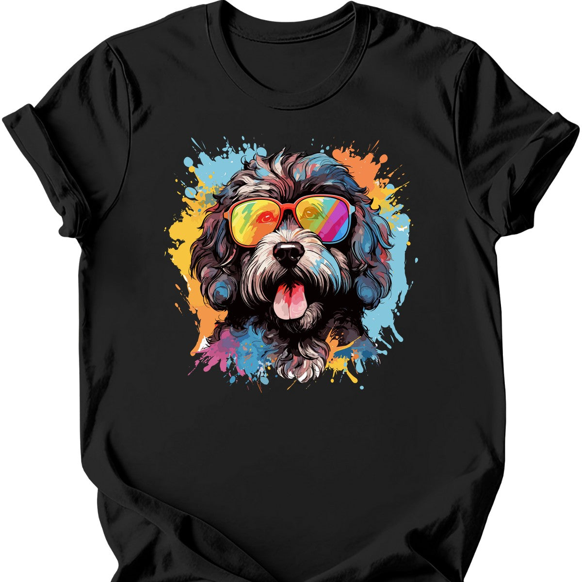 Portuguese Water Dog - Top Dog T-Shirt - Black