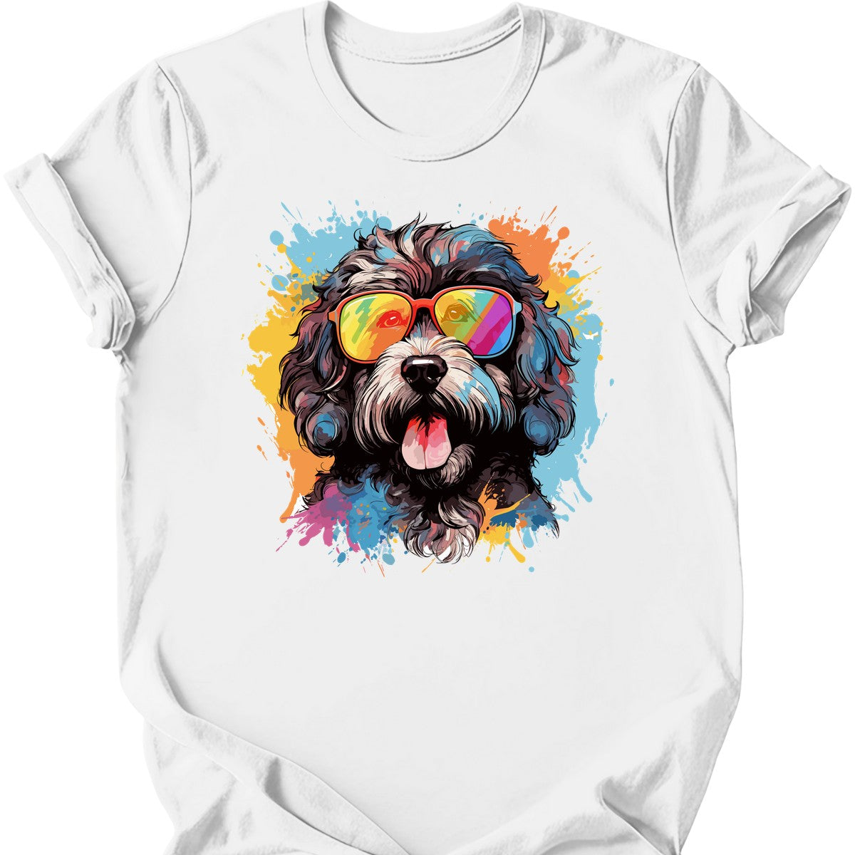 Portuguese Water Dog - Top Dog T-Shirt - White