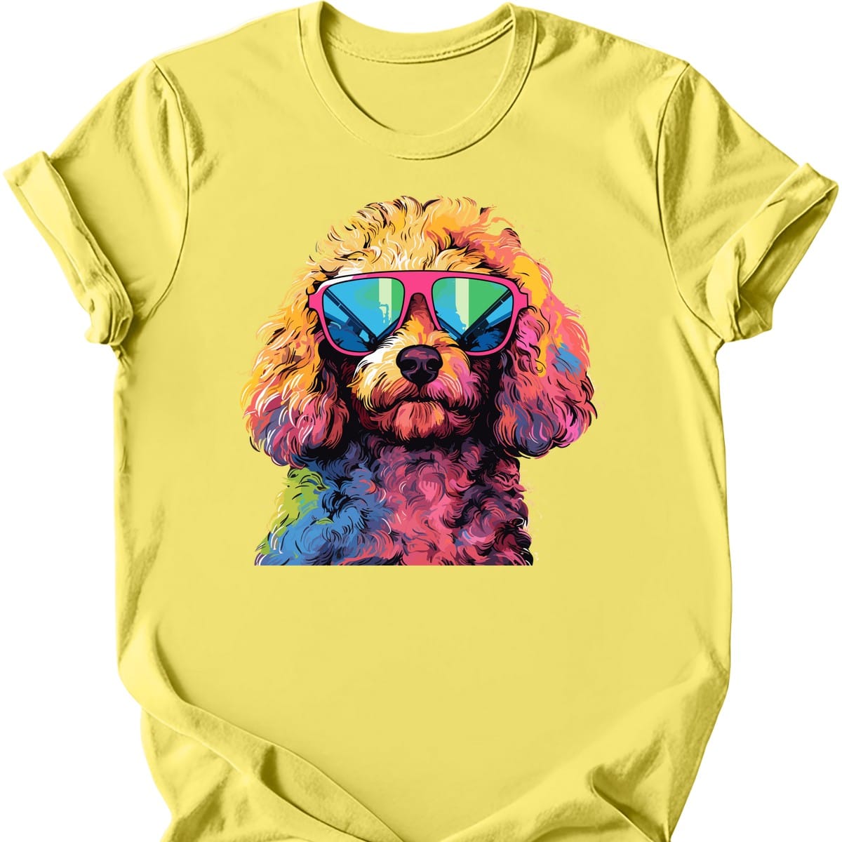 Poodle - Top Dog T-Shirt - Cornsilk