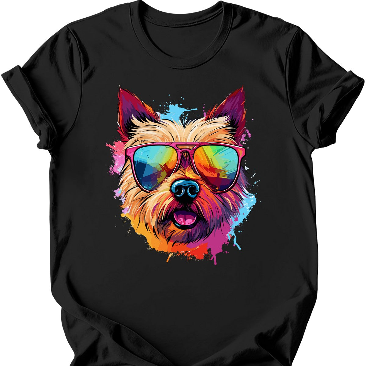 Norwich Terrier - Top Dog T-Shirt - Black