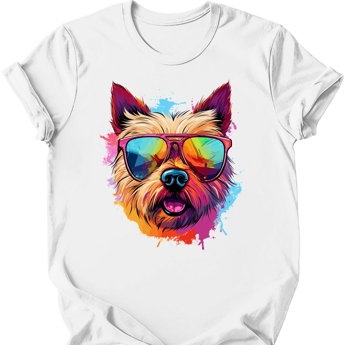 Norwich Terrier - Top Dog T-Shirt - White