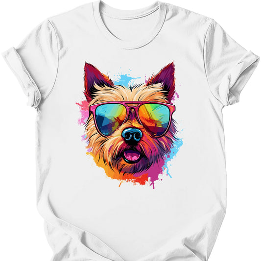Norwich Terrier - Top Dog T-Shirt - White