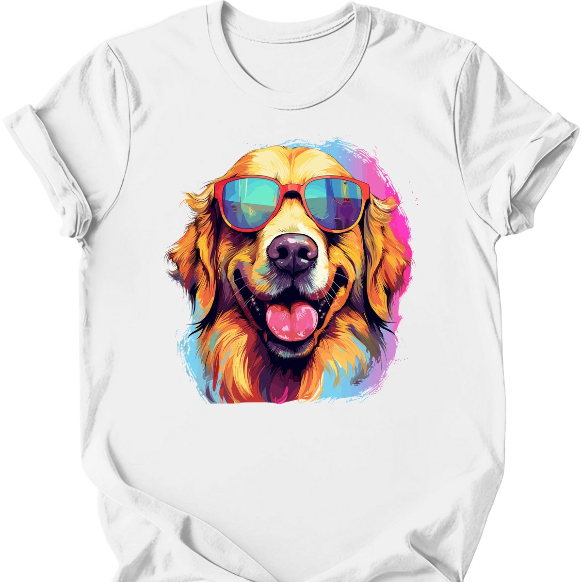Golden Retriever - Top Dog T-Shirt - White