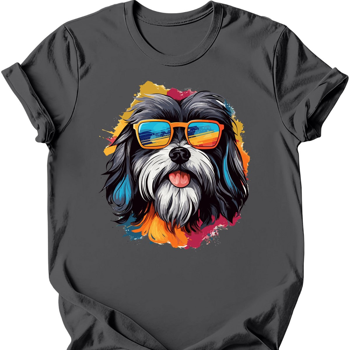 Havanese - Top Dog T-Shirt - Charcoal