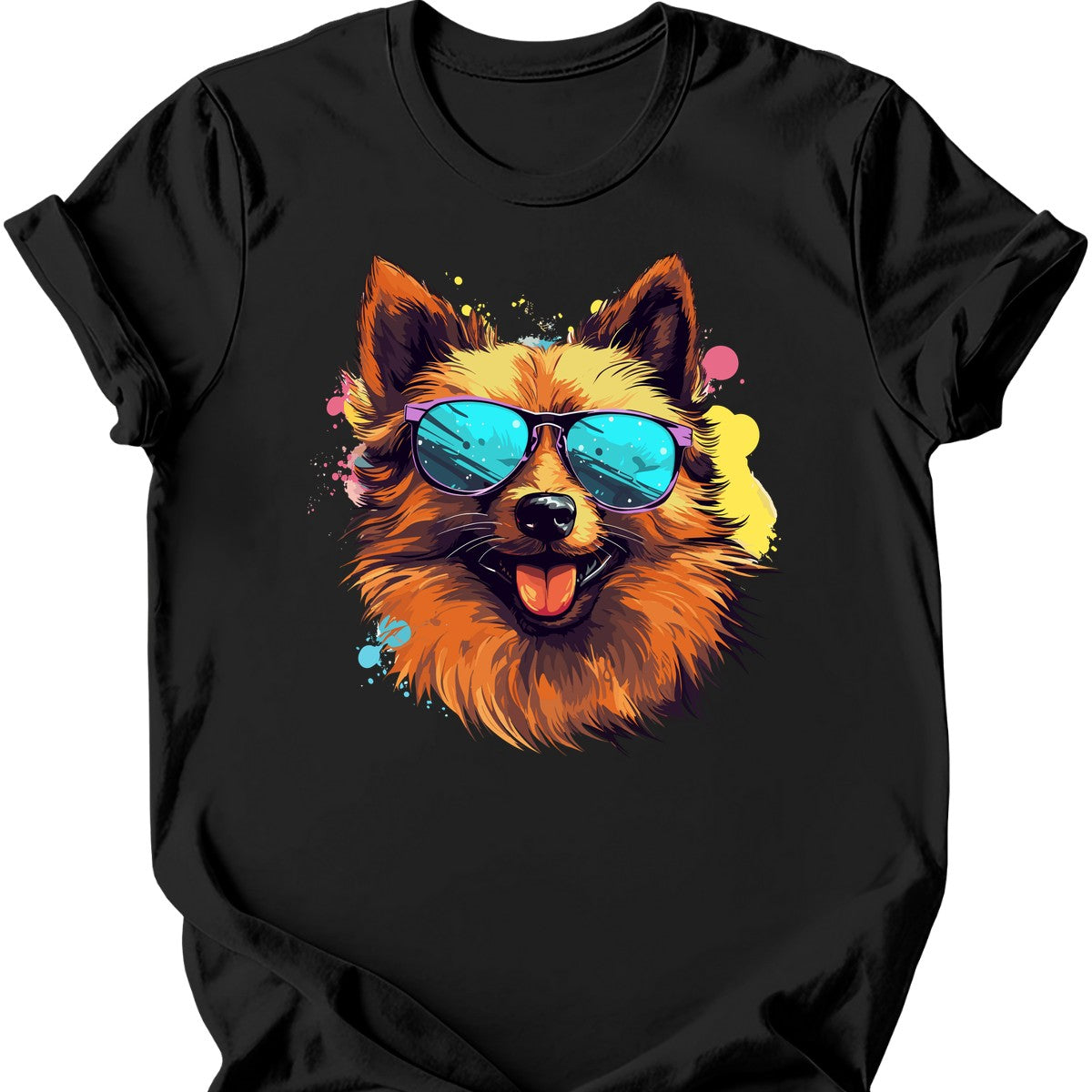 Finnish Spitz - Top Dog T-Shirt - Black