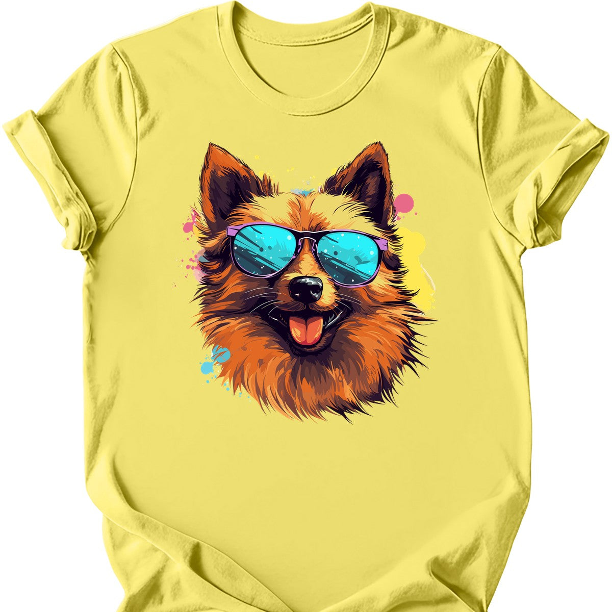 Finnish Spitz - Top Dog T-Shirt - Cornsilk