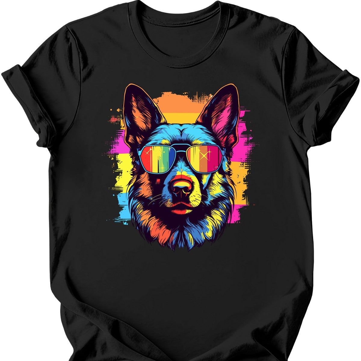 German Shepherd - Top Dog T-Shirt - Black