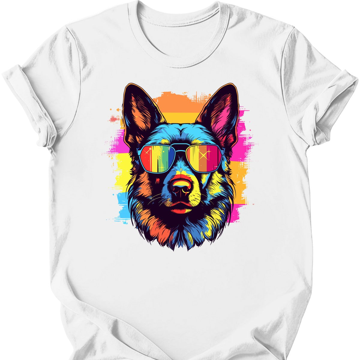 German Shepherd - Top Dog T-Shirt - White