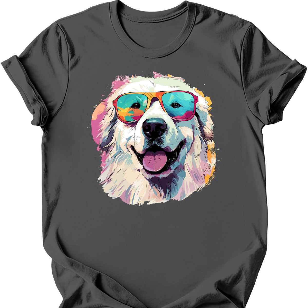Great Pyrenees - Top Dog T-Shirt - Charcoal