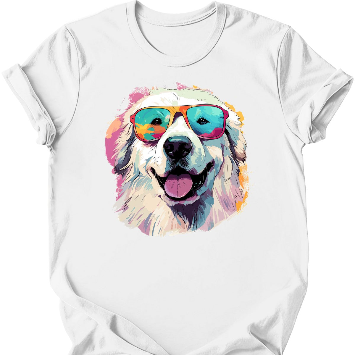 Great Pyrenees - Top Dog T-Shirt - White