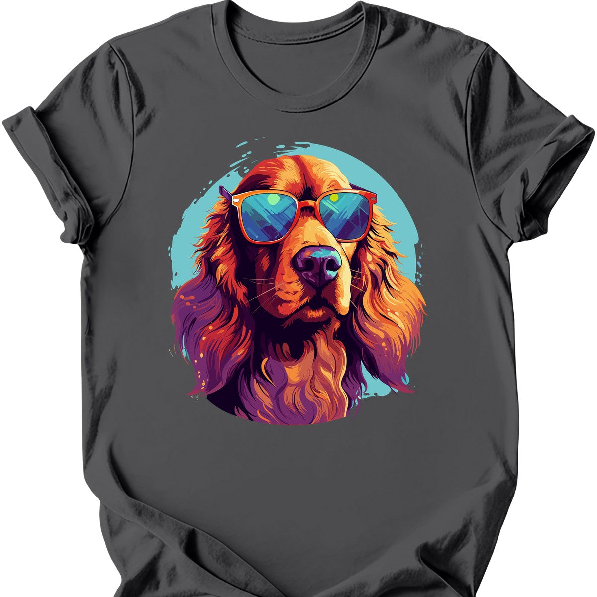 Irish Setter - Top Dog T-Shirt - Charcoal