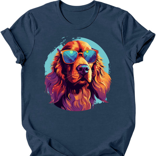 Irish Setter - Top Dog T-Shirt - Heather Navy