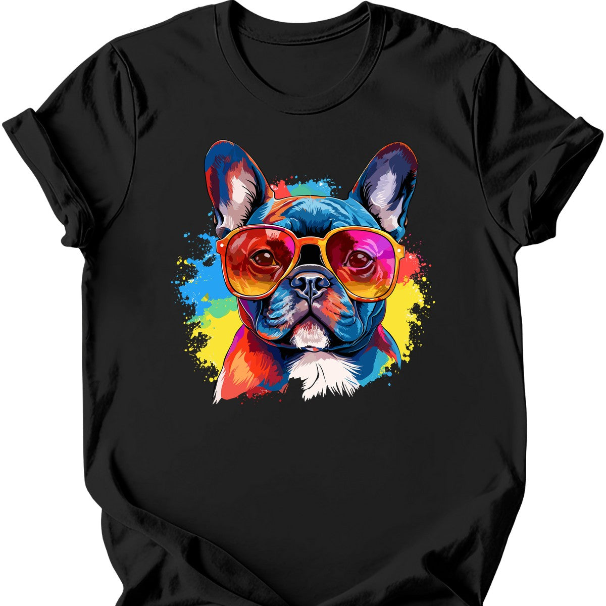 French Bulldog - Top Dog T-Shirt - Black