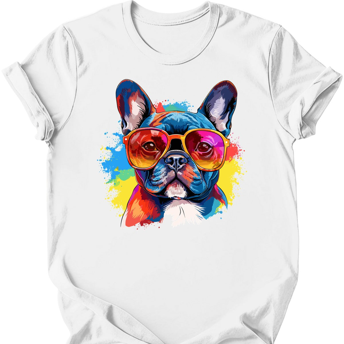 French Bulldog - Top Dog T-Shirt - White