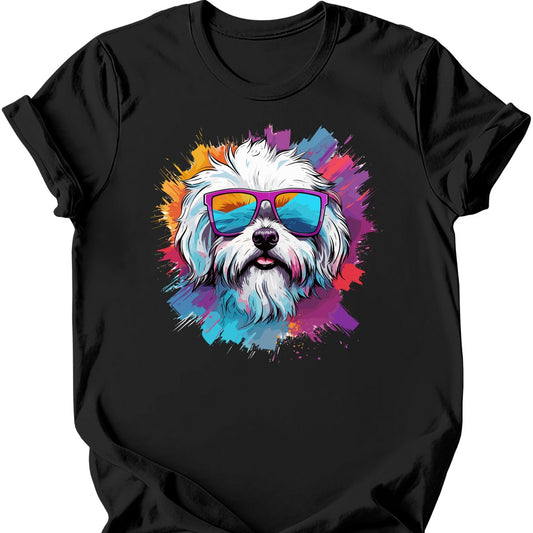 Maltese - Top Dog T-Shirt - Black