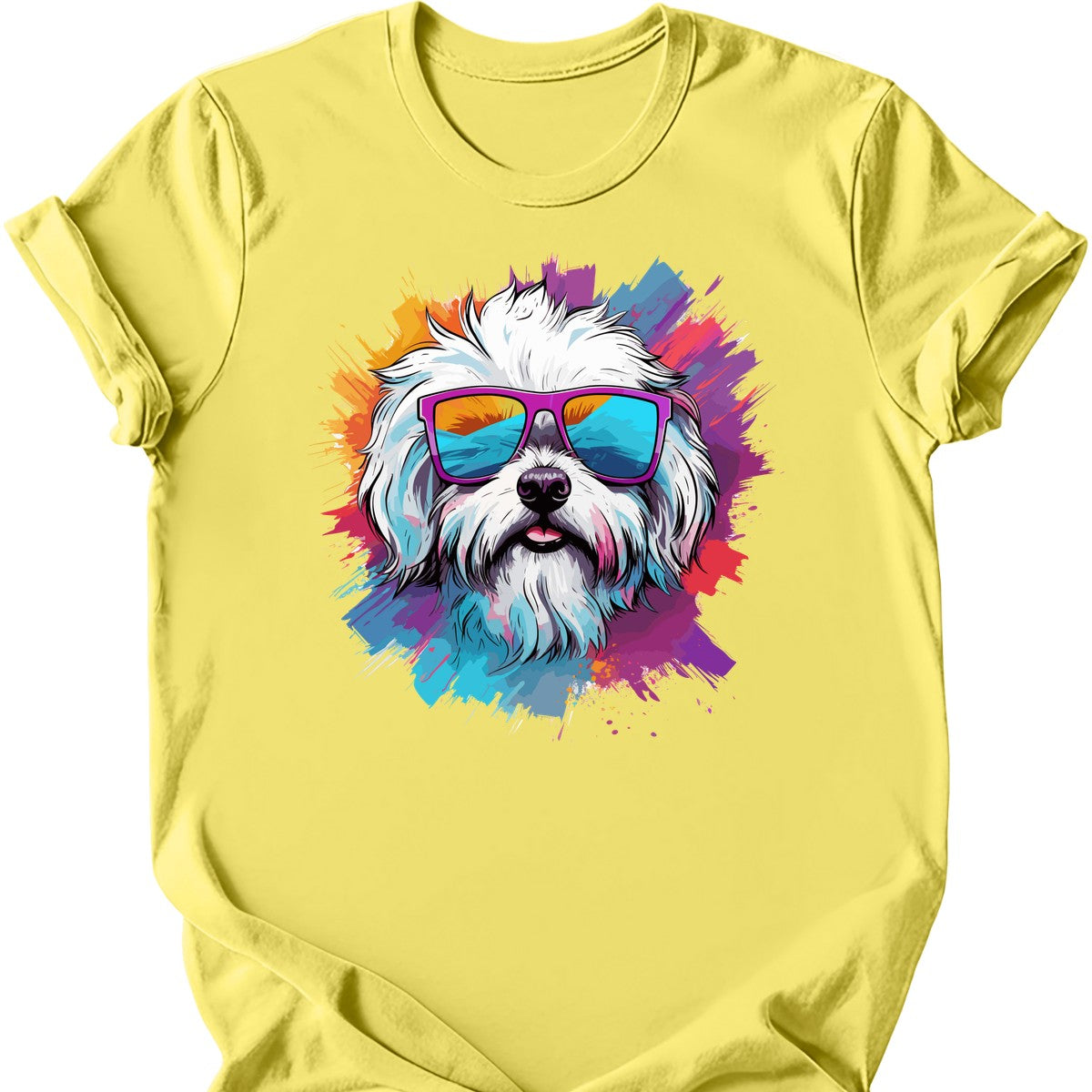 Maltese - Top Dog T-Shirt - Cornsilk