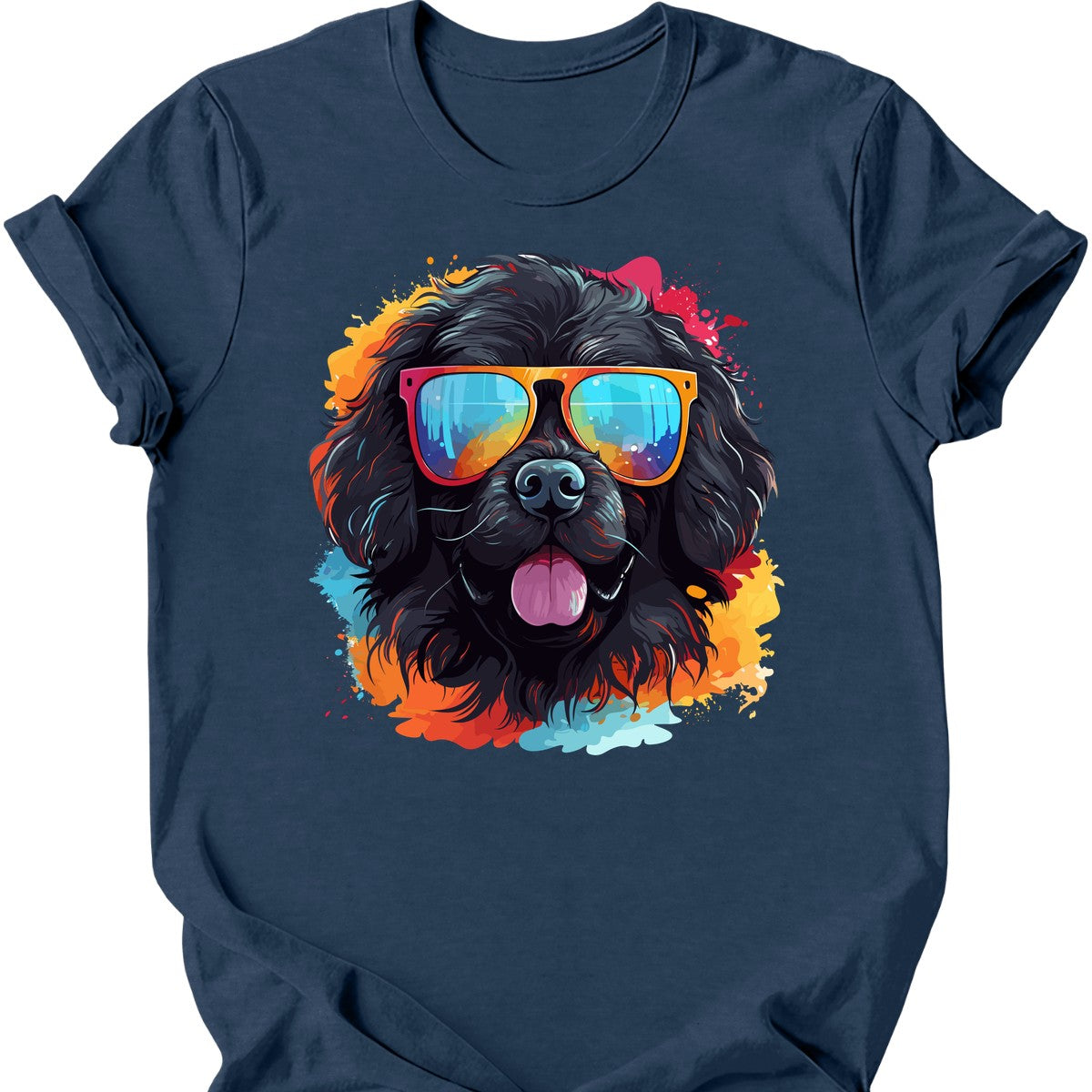 Newfoundland - Top Dog T-Shirt - Heather Navy