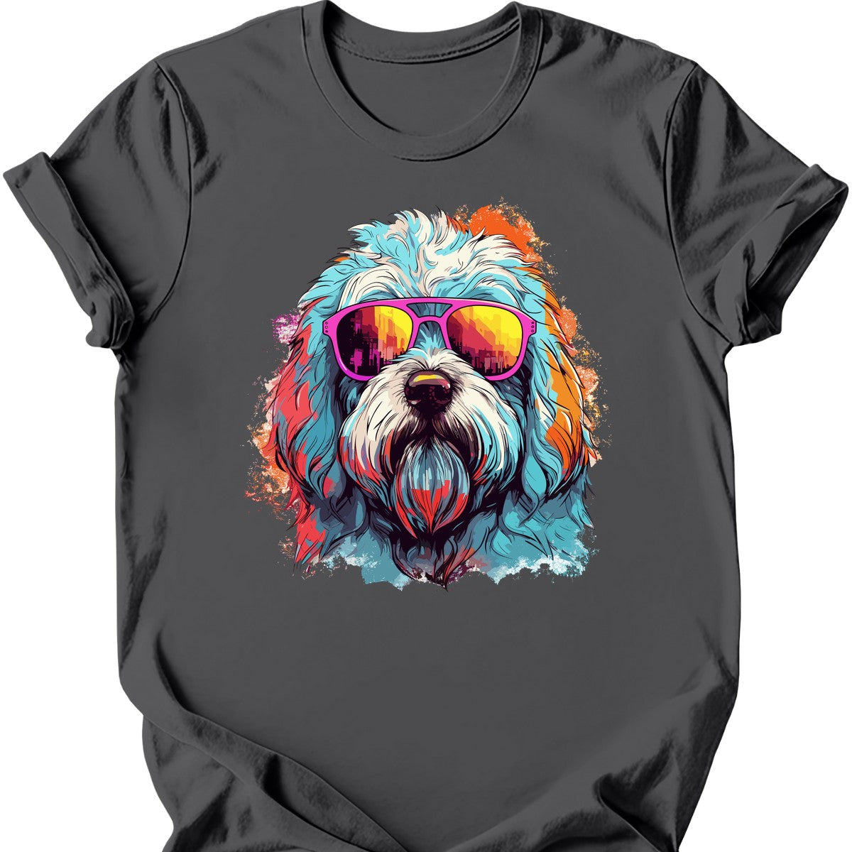 Komondor - Top Dog T-Shirt - Charcoal