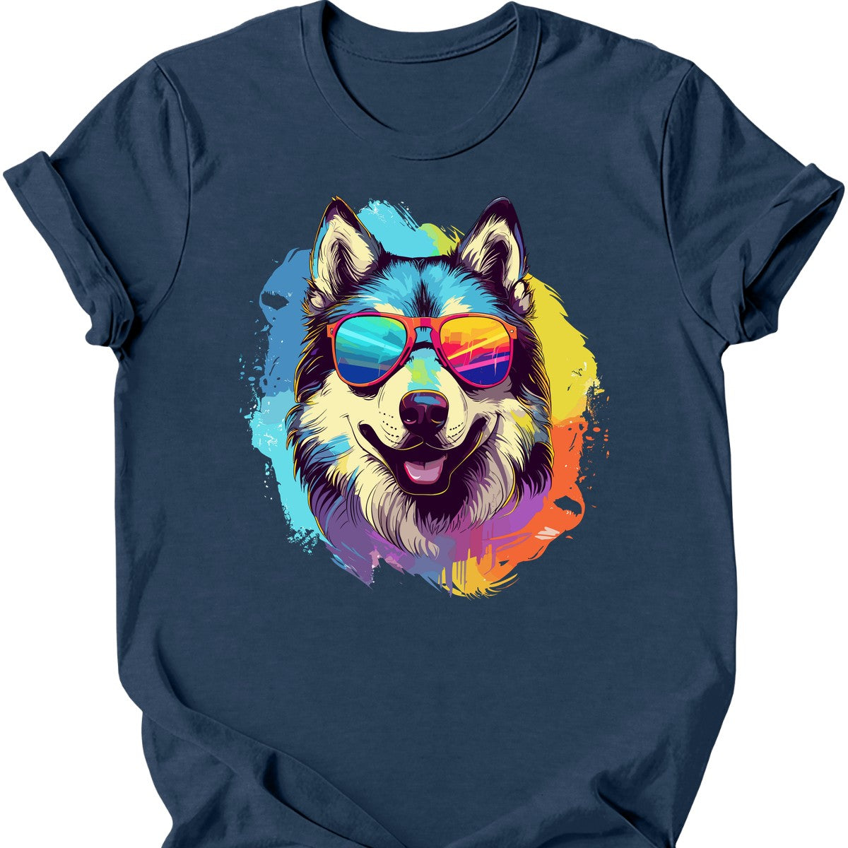 Malamute - Top Dog T-Shirt - Heather Navy