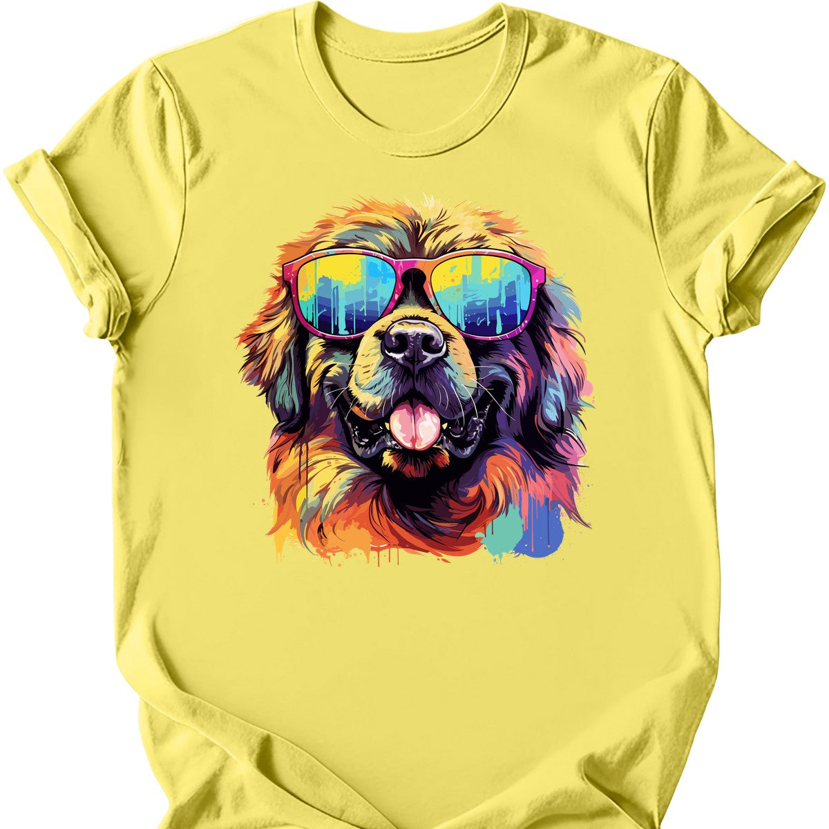 Leonberger - Top Dog T-Shirt - Cornsilk