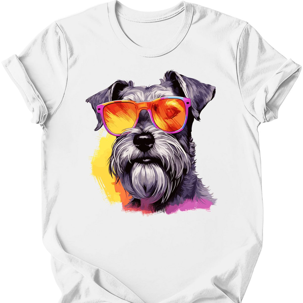Miniature Schnauzer - Top Dog T-Shirt - White