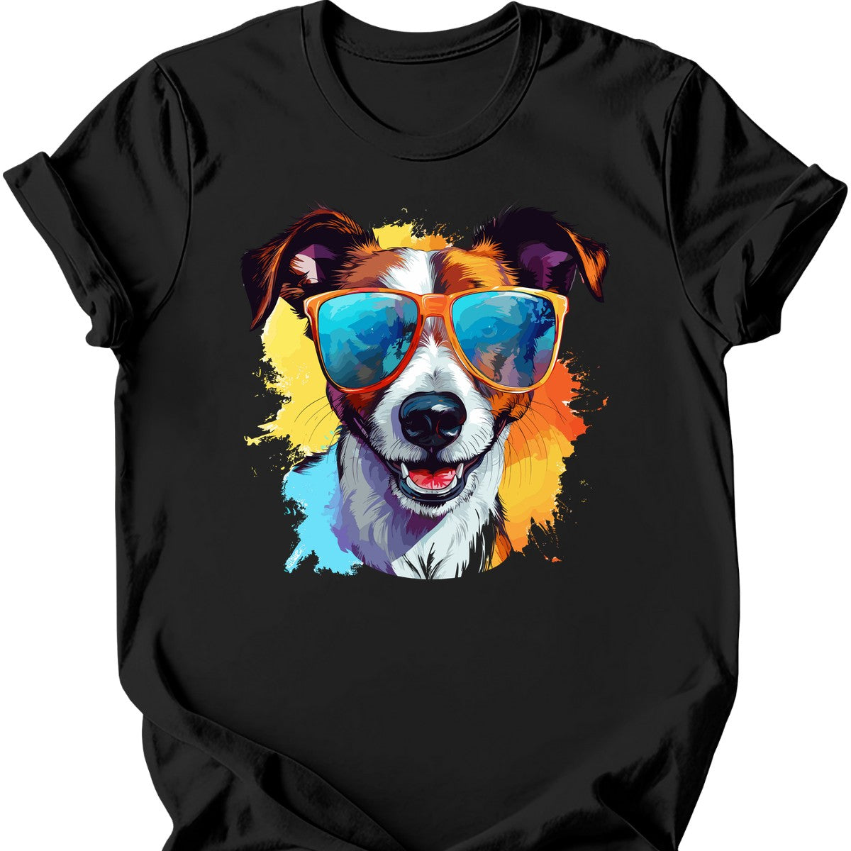 Jack Russell Terrier - Top Dog T-Shirt - Black