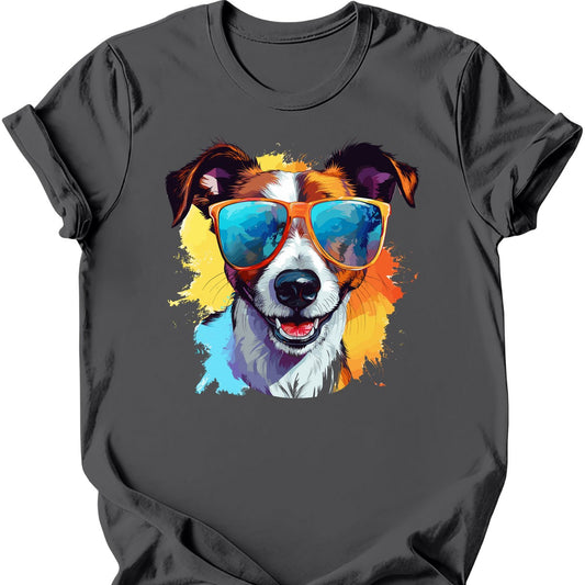 Jack Russell Terrier - Top Dog T-Shirt - Charcoal