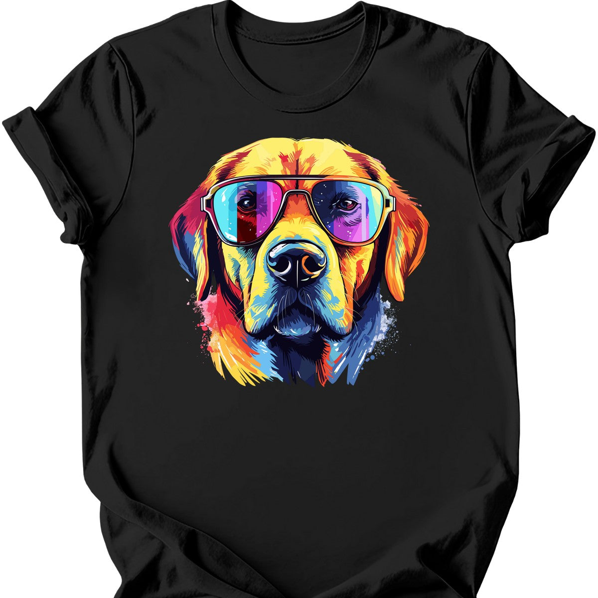 Labrador - Top Dog T-Shirt - Black
