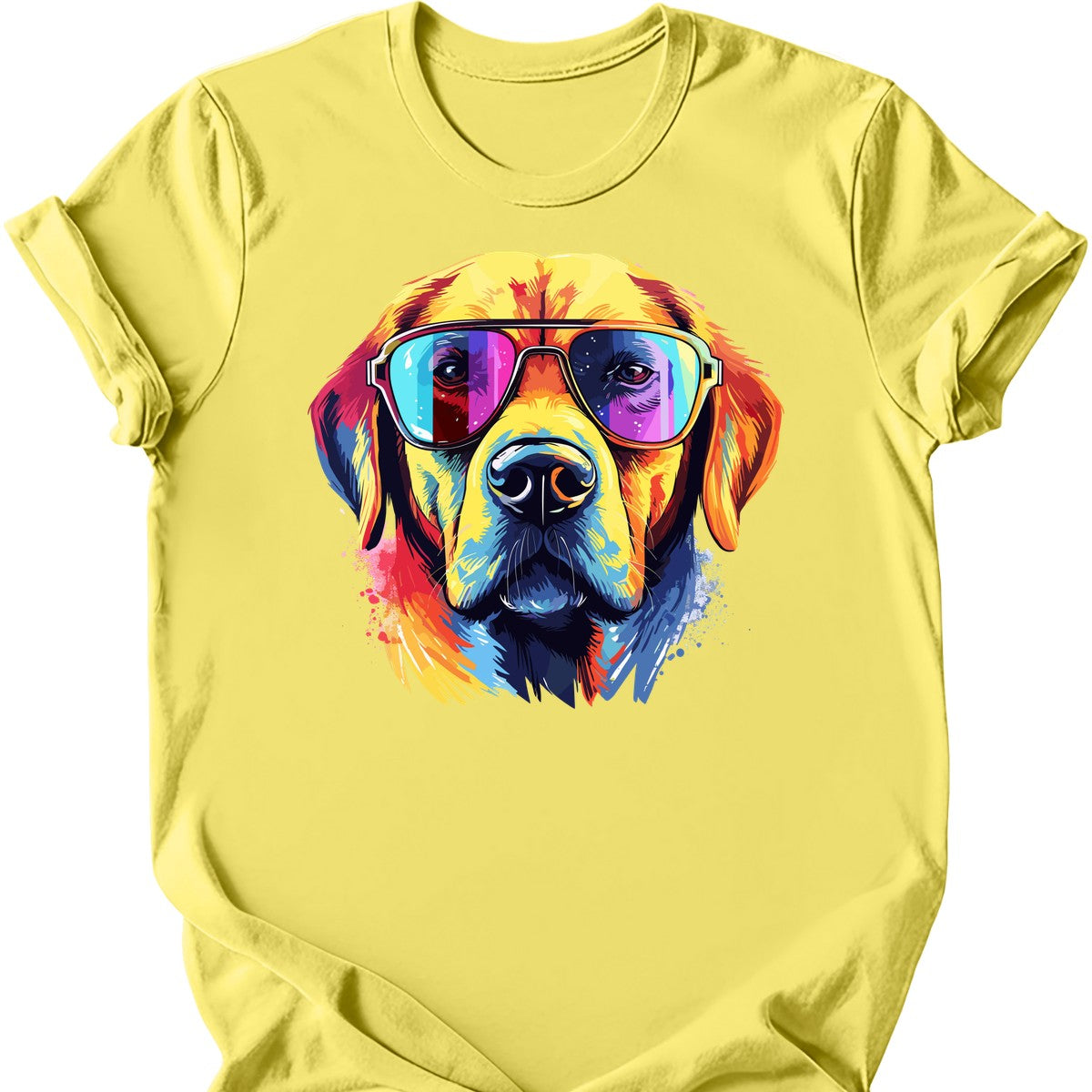 Labrador - Top Dog T-Shirt - Cornsilk