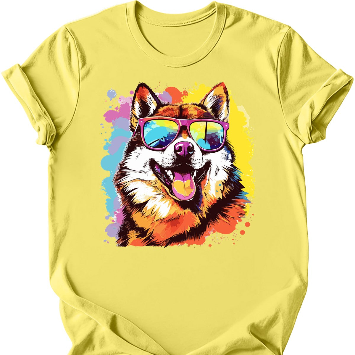 Akita Inu - Top Dog T-Shirt - Cornsilk